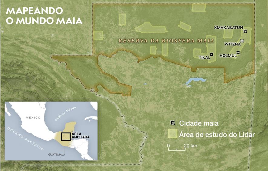 Wielkie miasta cywilizacji Majów odkryte w Gwatemali